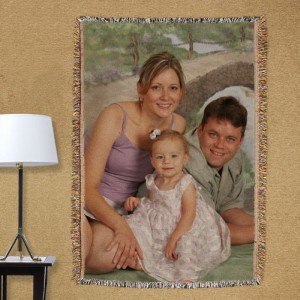 Family Photo Tapestry Blanket